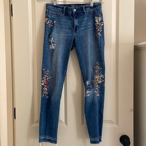 Abercrombie & Fitch Harper low rise ankle jeans